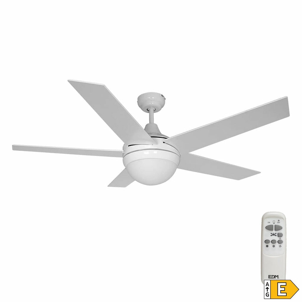 Weisser Deckenventilator mit Licht – Klares Design