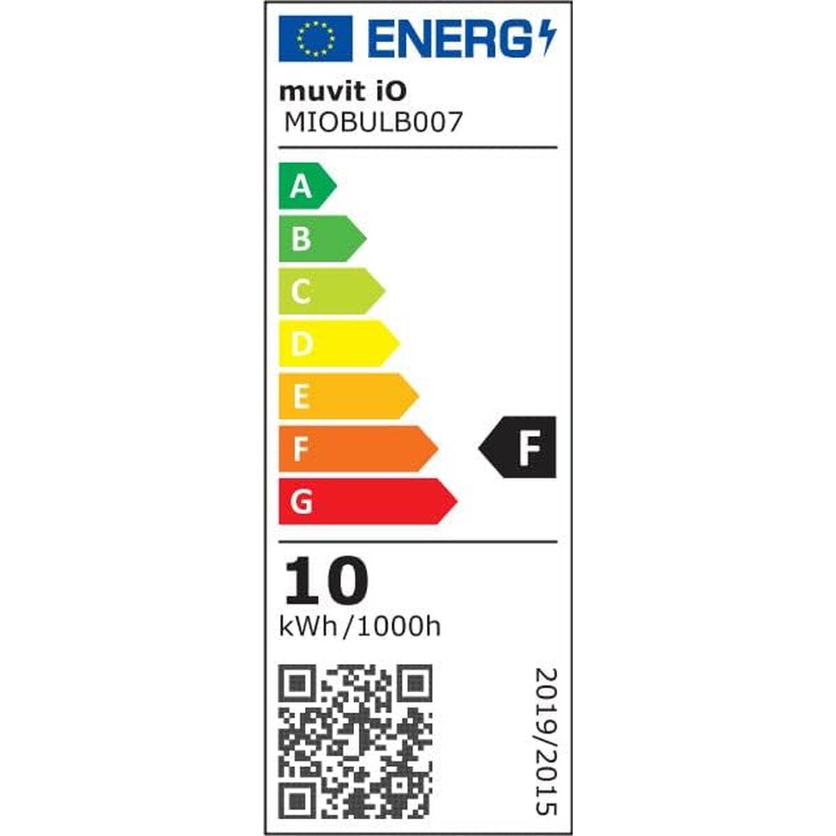 Smart Glühbirne Muvit iO 10 W E27 2700 K 6500 K 950 Lm Wi-Fi LED