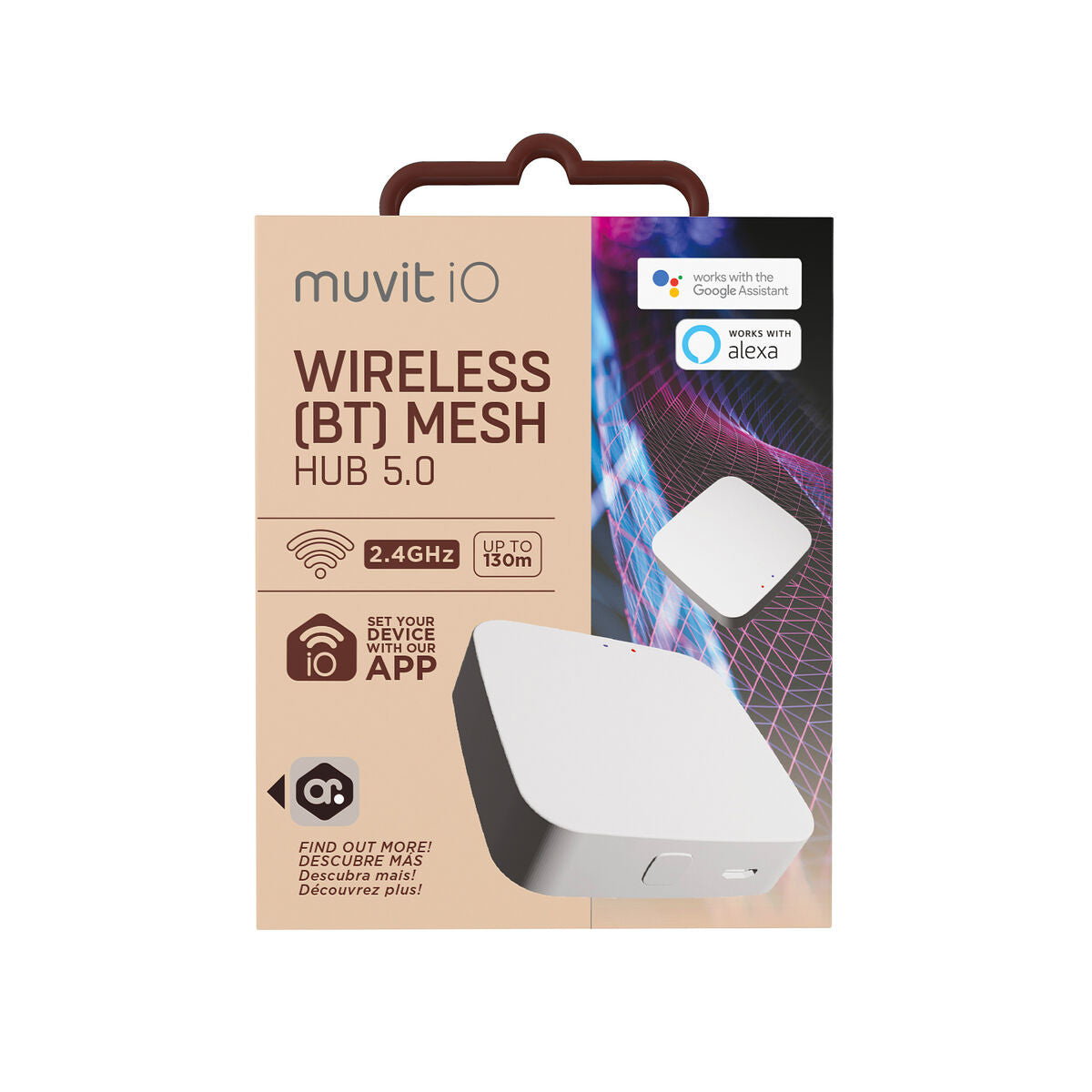 Schnittstelle muvit iO Wireless Mesh Hub Weiß