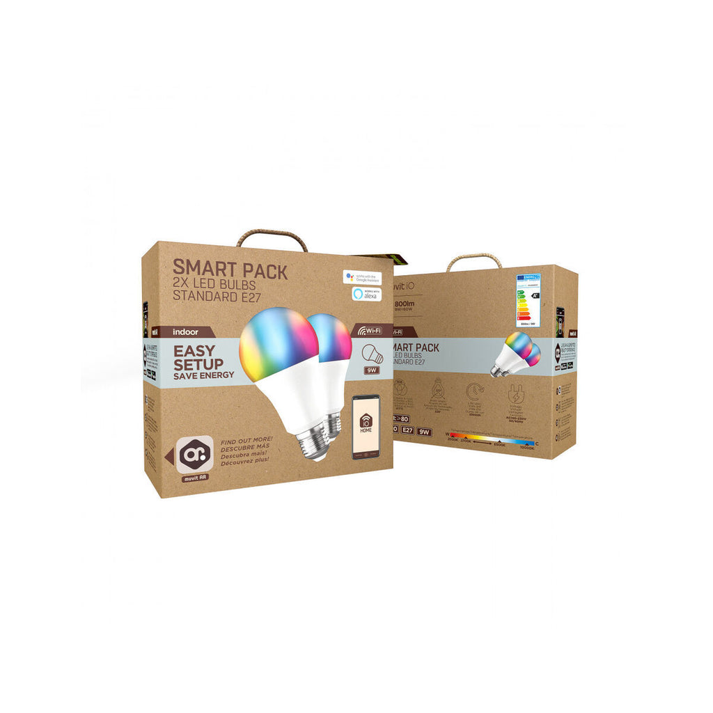 Smart Glühbirne Muvit iO 9 W E27 800 lm Wi-Fi LED 2700 K 6500 K
