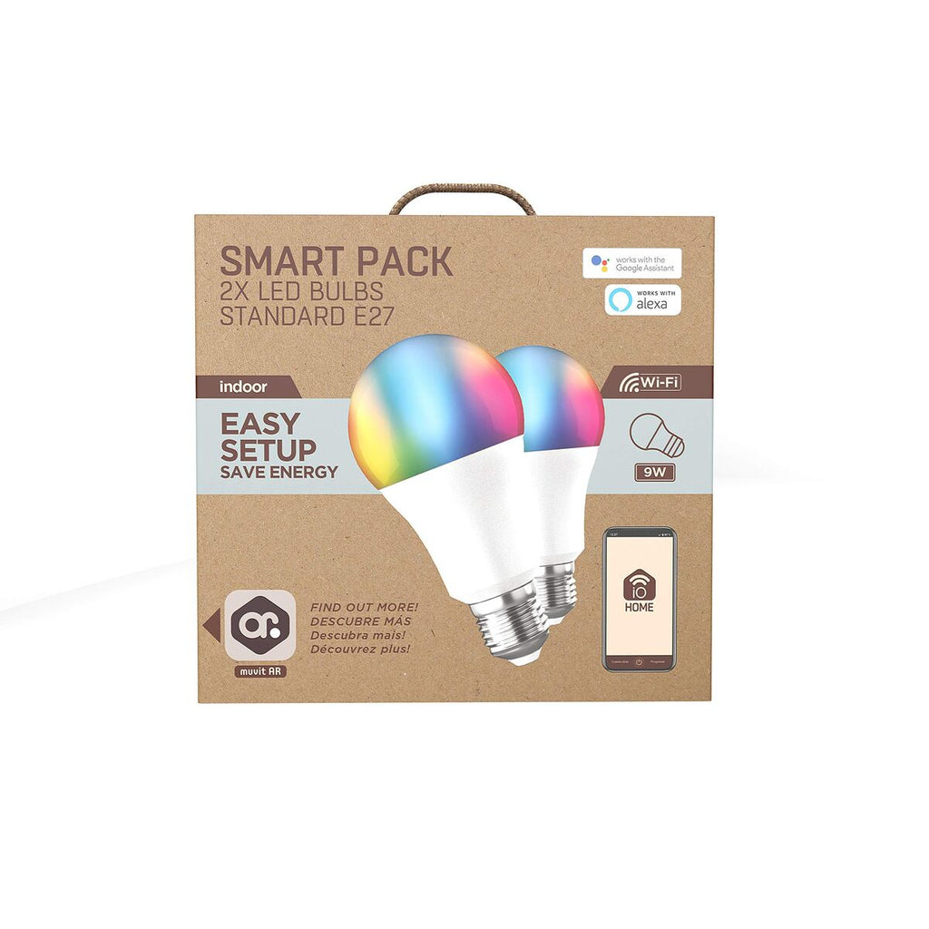 Smart Glühbirne Muvit iO 9 W E27 800 lm Wi-Fi LED 2700 K 6500 K