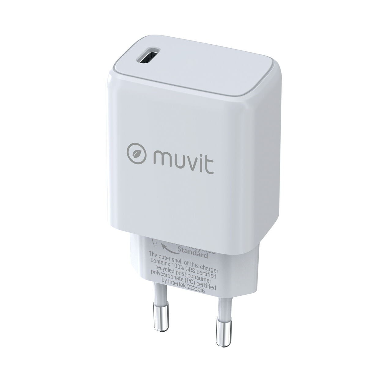 Wandladegerät Muvit MCACC0014 Weiß 30 W