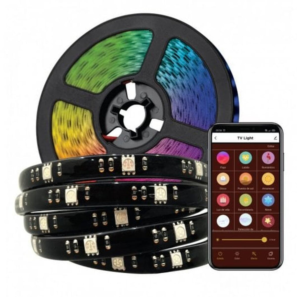 LED-Leisten Muvit iO Schwarz 30 cm 3 m
