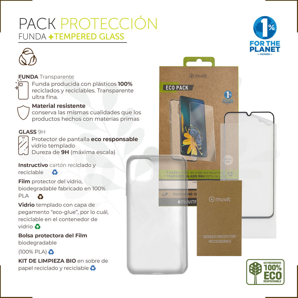 Handytasche und -schutz Muvit for Change Galaxy A34 5G Samsung Galaxy