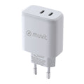 Wandladegerät Muvit for Change HC-175 Weiß 20 W 45 W