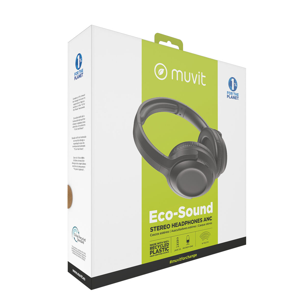 Bluetooth-Kopfbügelkopfhörer Muvit MCHPH0011