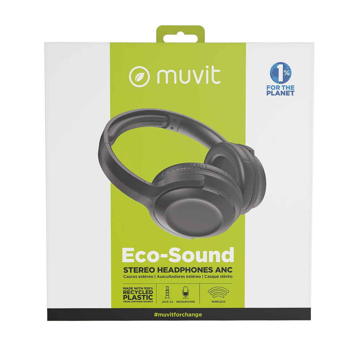 Bluetooth-Kopfbügelkopfhörer Muvit MCHPH0011