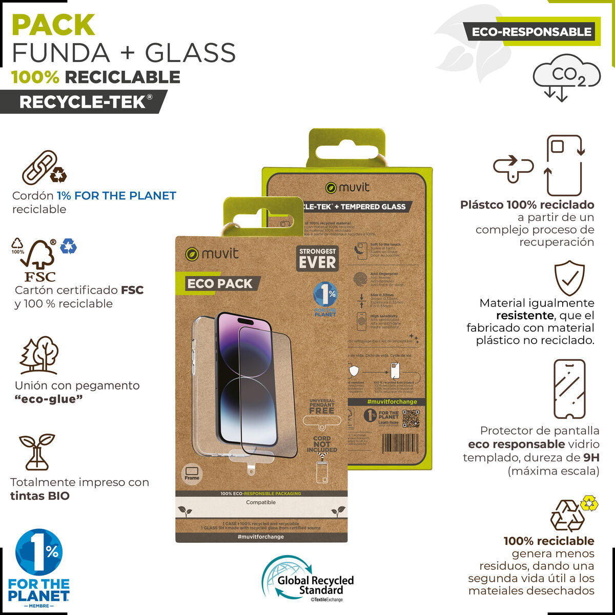 Handytasche und -schutz Muvit for Change Galaxy S24 Plus Samsung Galax