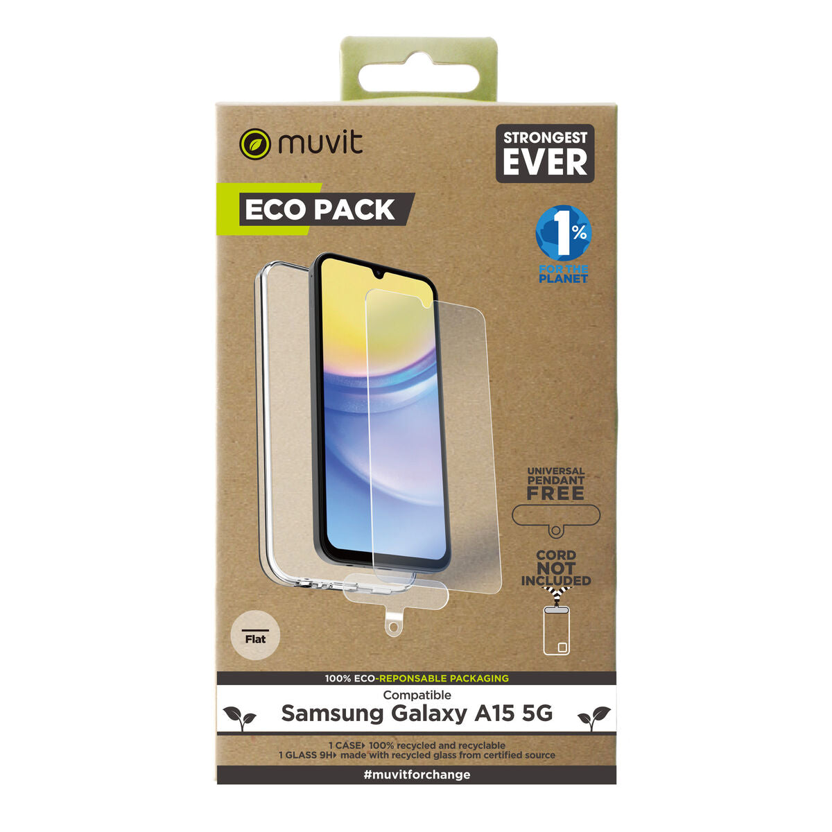 Handytasche und -schutz Muvit for Change Galaxy A15 5G Samsung Galaxy