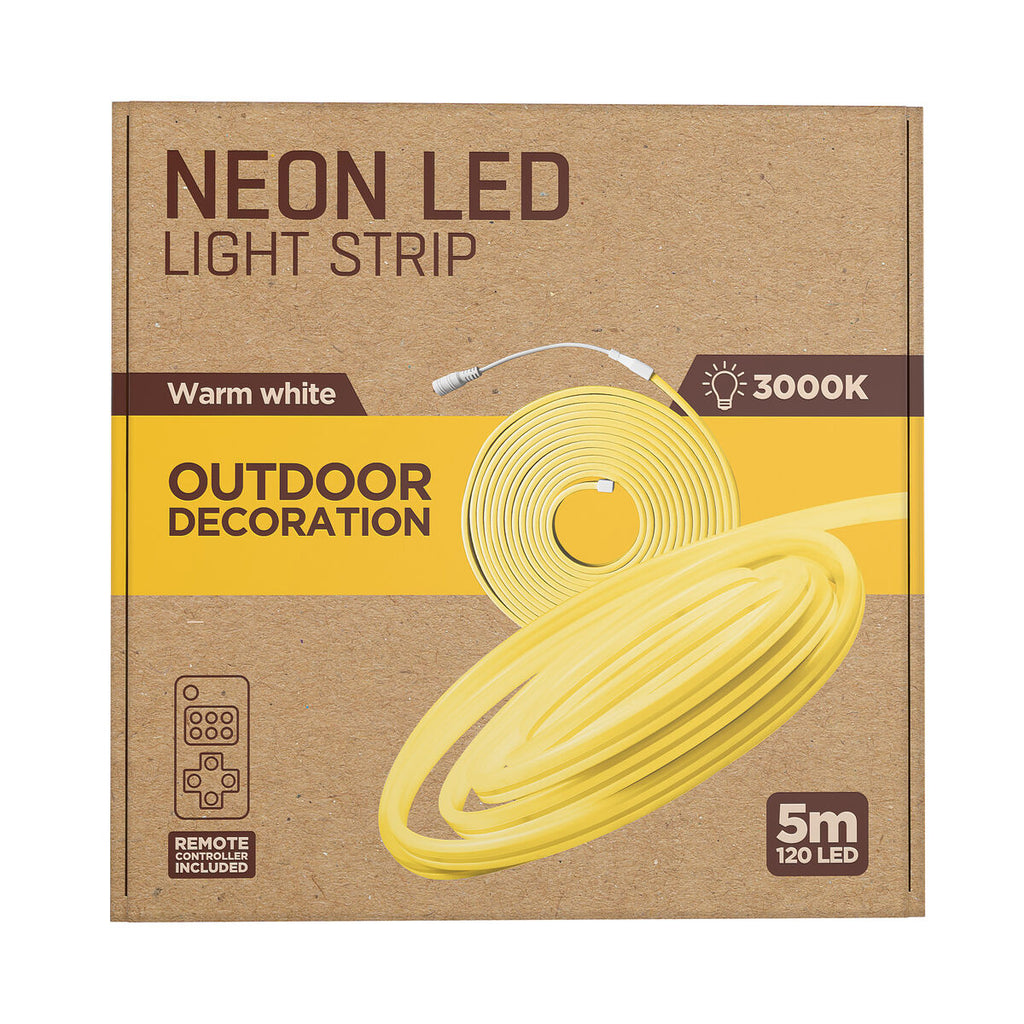LED-Leisten muvit iO iO Warmes Weiß Durchsichtig 5 m Neon