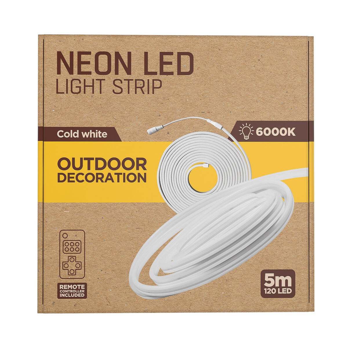 LED-Leisten muvit iO iO Kaltweiß Durchsichtig 5 m Neon