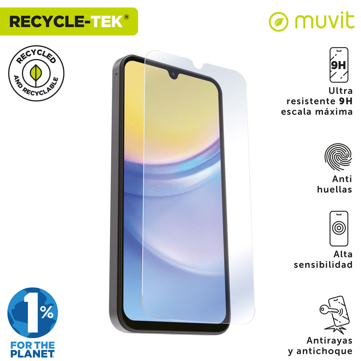 Bildschirmschutz fürs Handy Muvit for Change Galaxy A15 4G/5G