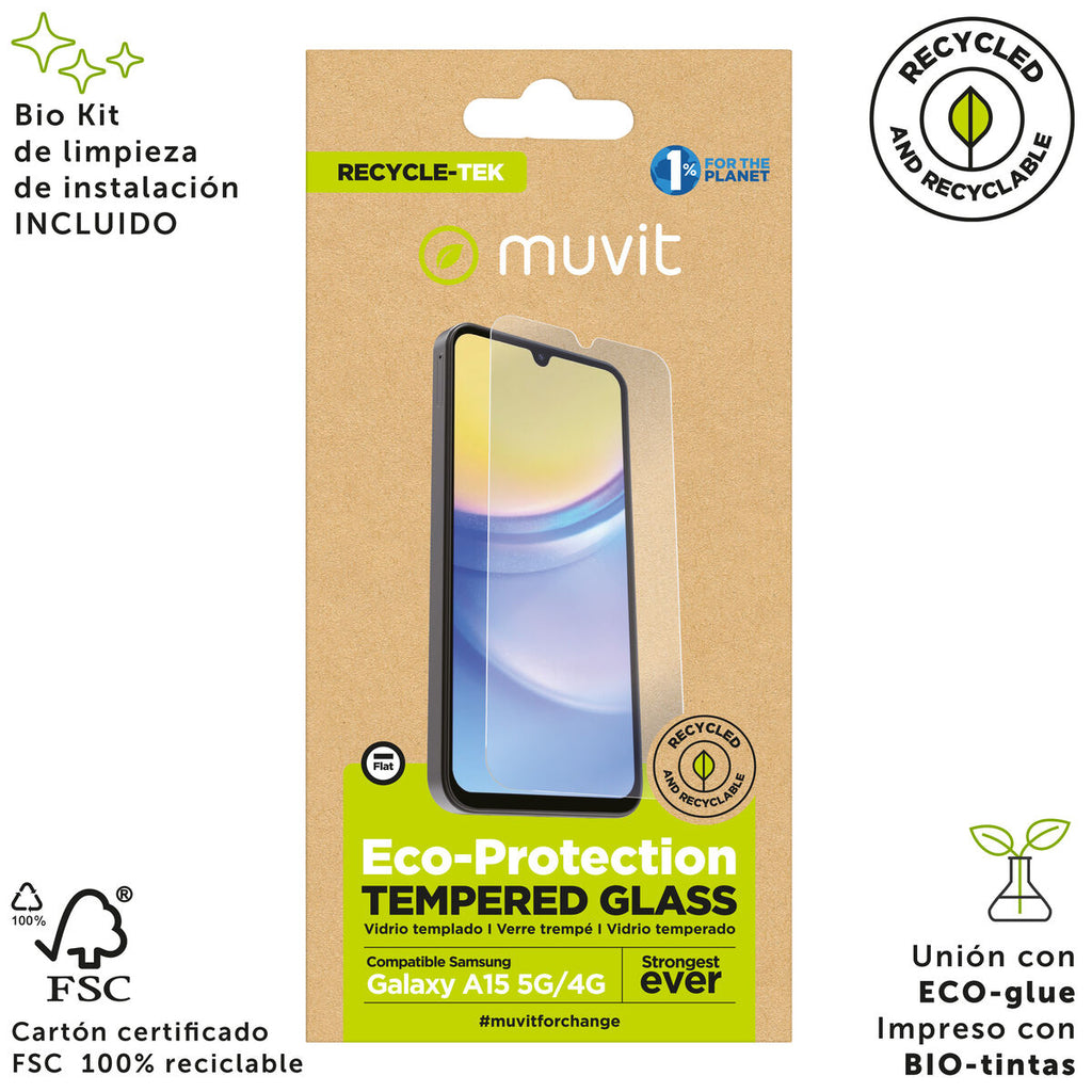 Bildschirmschutz fürs Handy Muvit for Change Galaxy A15 4G/5G
