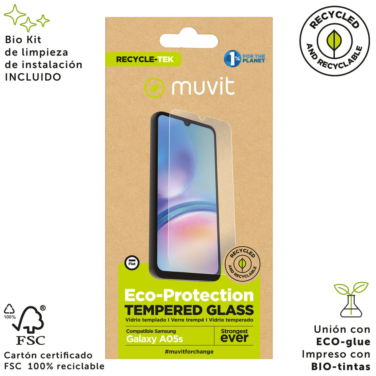 Bildschirmschutz fürs Handy Muvit for Change Galaxy A05S