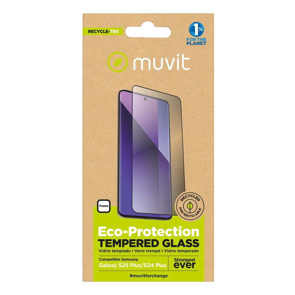 Bildschirmschutz fürs Handy Muvit for Change Galaxy S25 Plus/S24 Plus