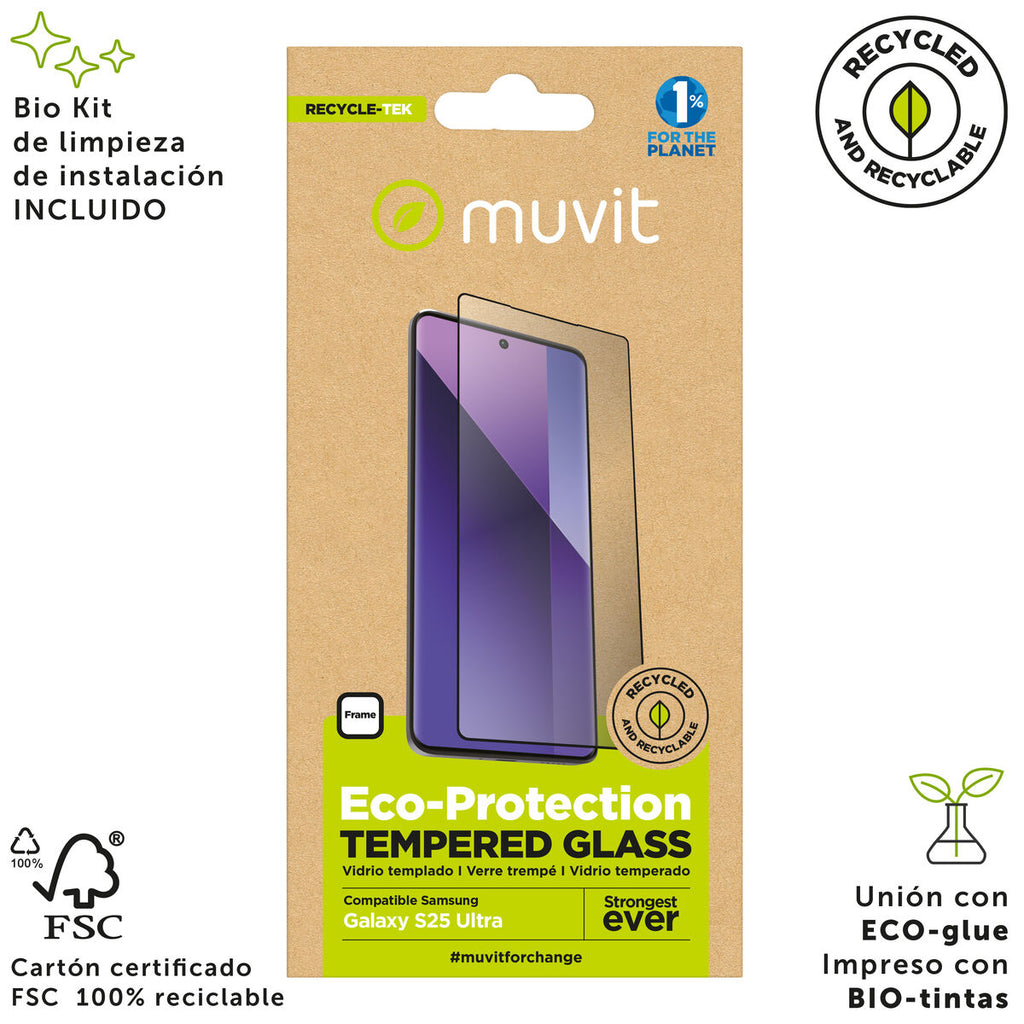 Bildschirmschutz fürs Handy Muvit for Change Galaxy S25 Ultra
