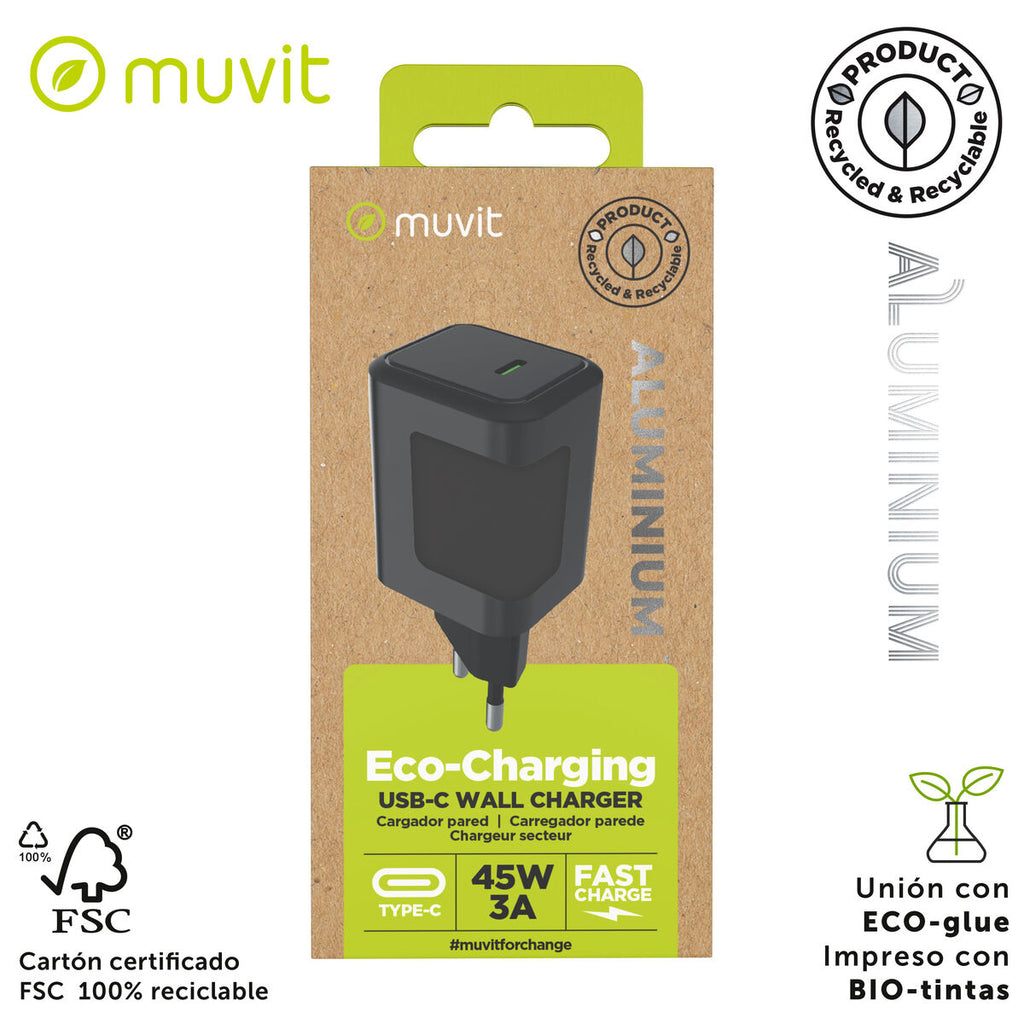 Wandladegerät Muvit WUEU66-45-C Weiß 45 W