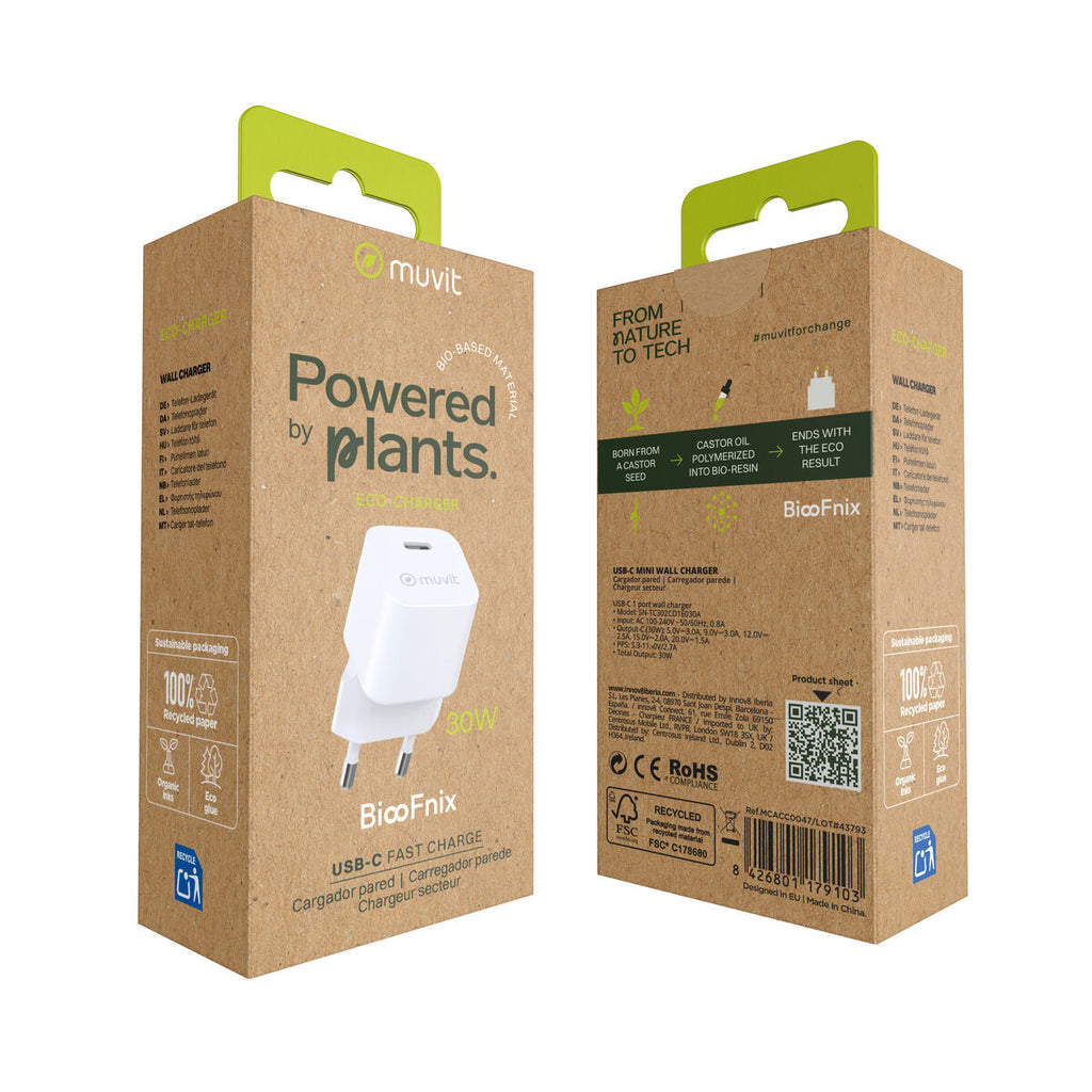 Wandladegerät Muvit MCACC0047 30 W