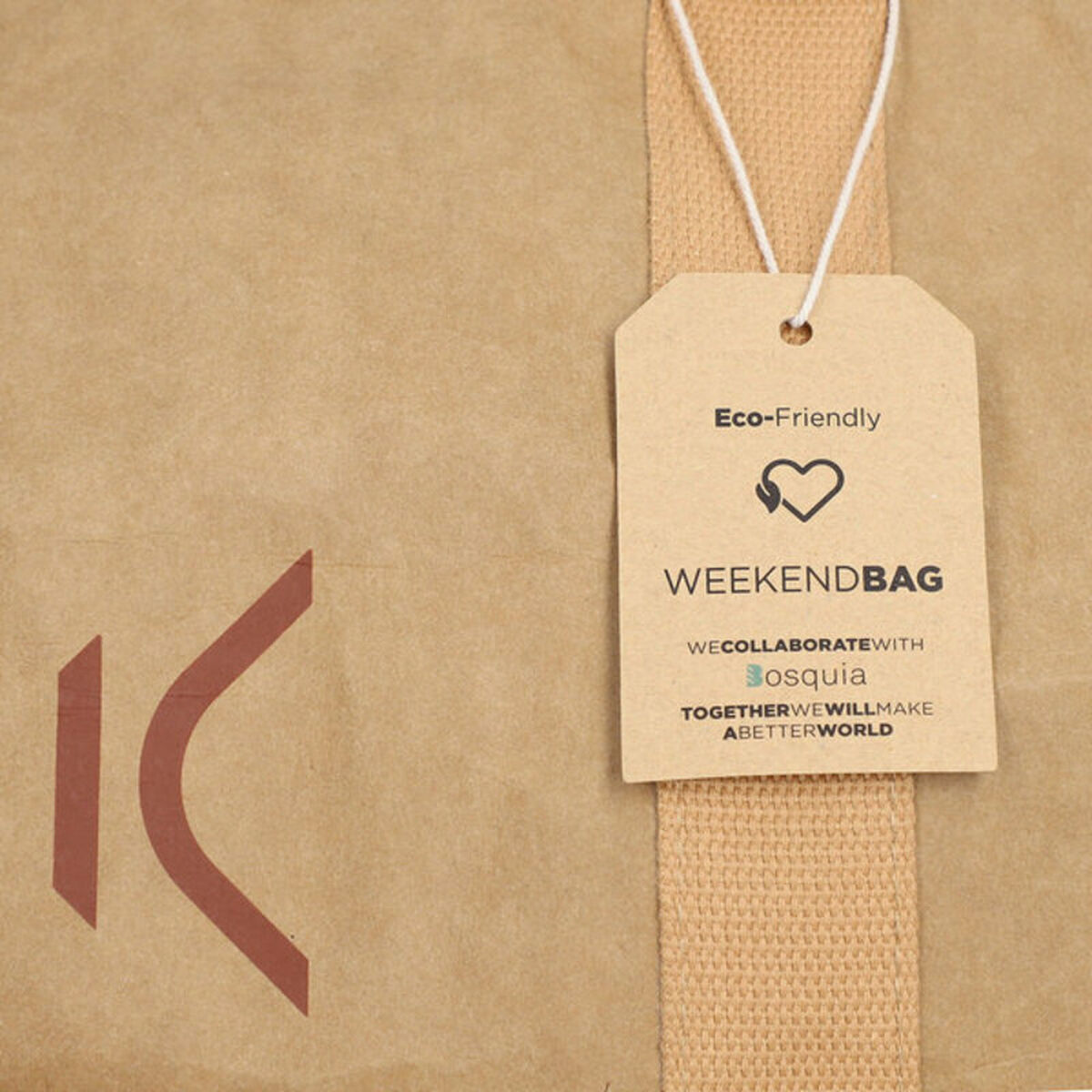 Sporttasche KSIX WeekendBag Braun Kraftpapier Eco-friendly