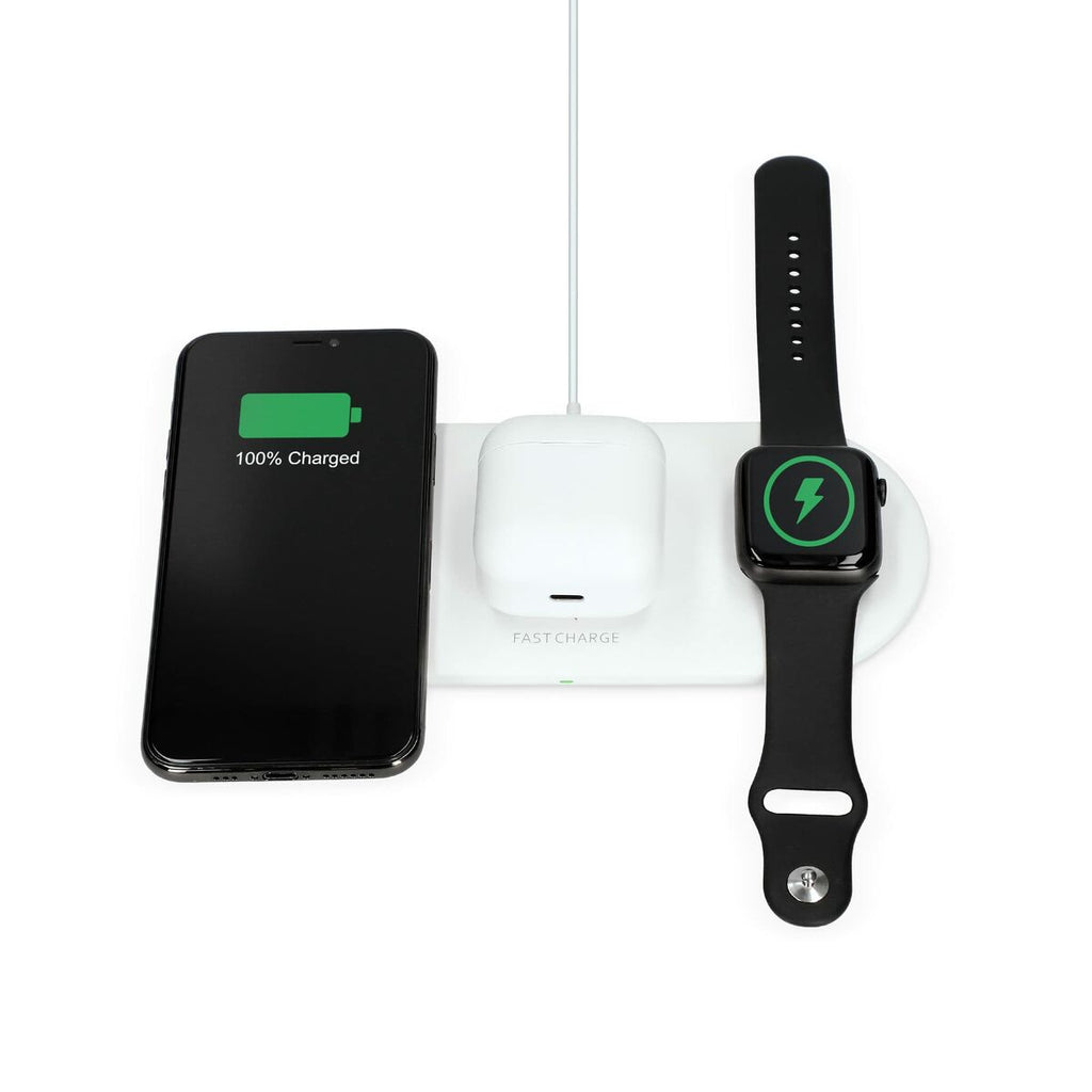 Kabelloses Ladegerät KSIX Apple-compatible Weiß