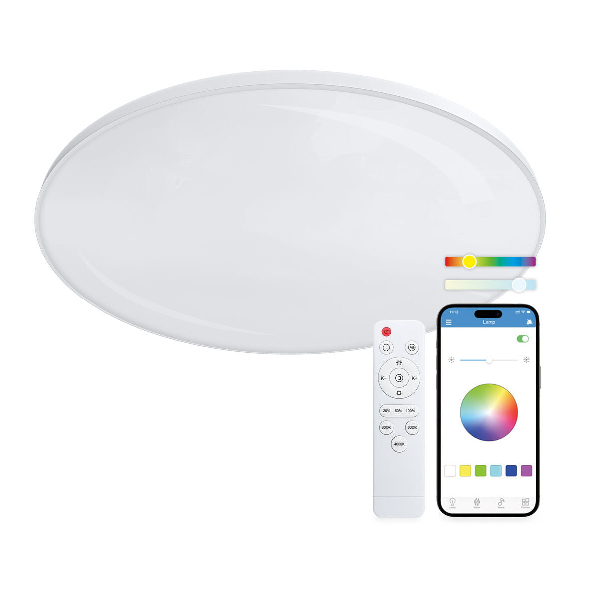 LED Leiste KSIX Halo 60,9 w 47 x 6 cm (3000k - 6500k)