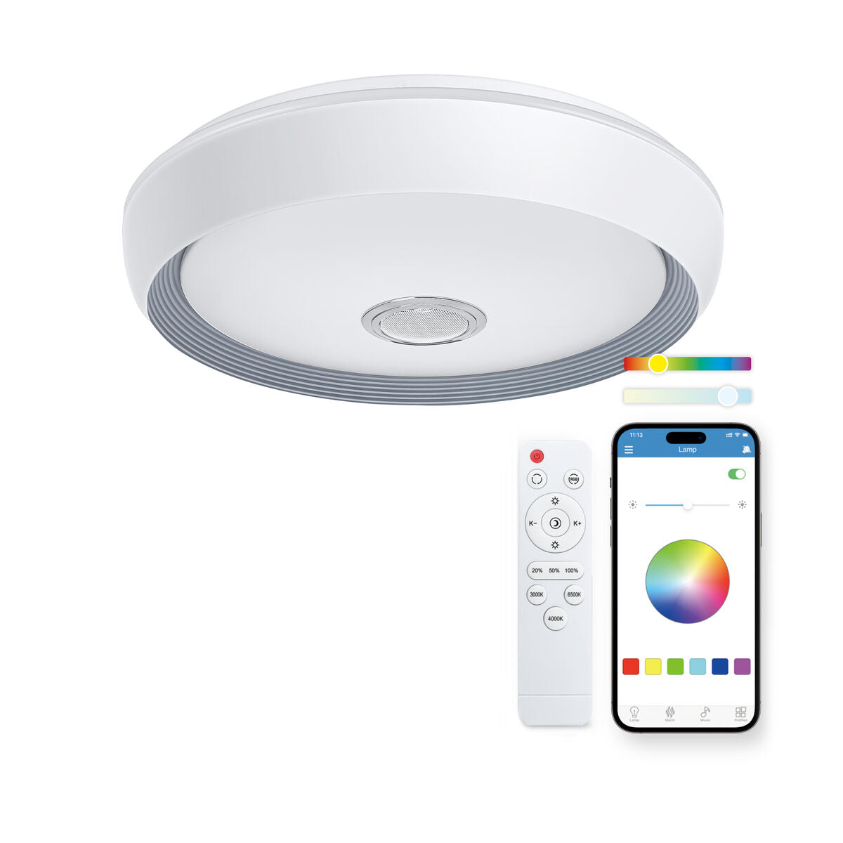 LED-Deckenleuchte KSIX Glory F 58,3 w 6200 Lm (3000k - 6500k)