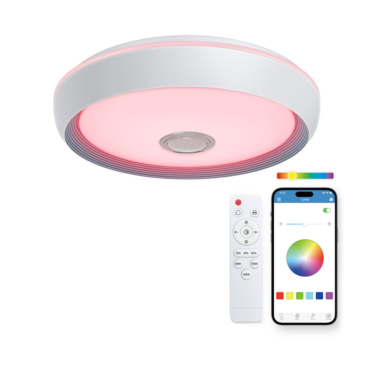 LED-Deckenleuchte KSIX Glory F 58,3 w 6200 Lm (3000k - 6500k)