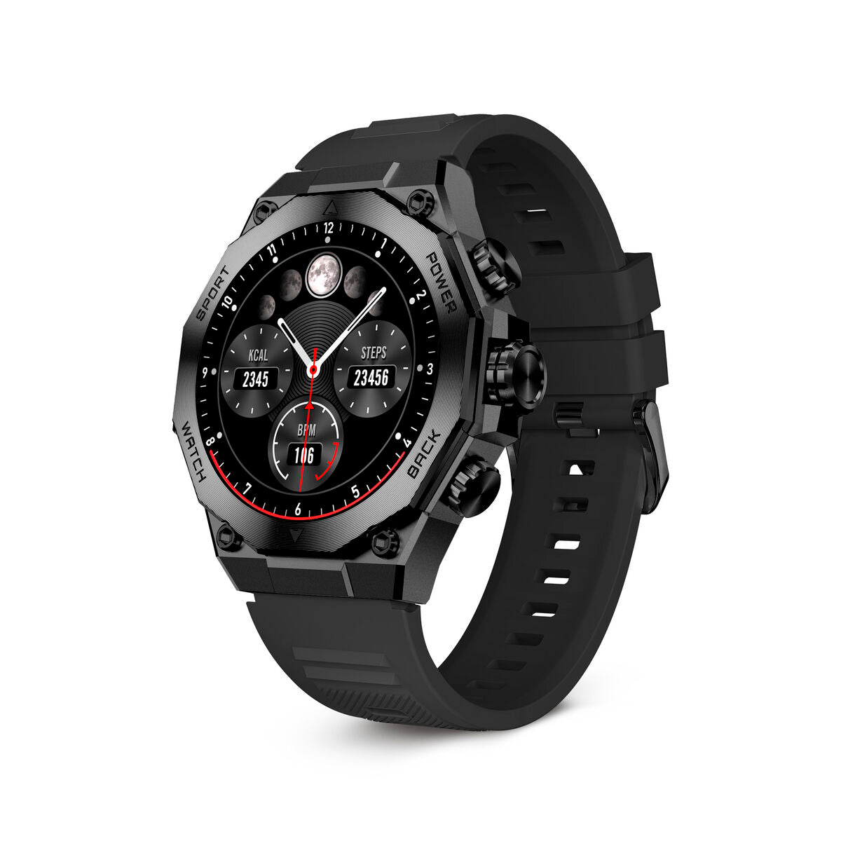 Robuste Smartwatch Schwarz – Eleganz trifft Technik