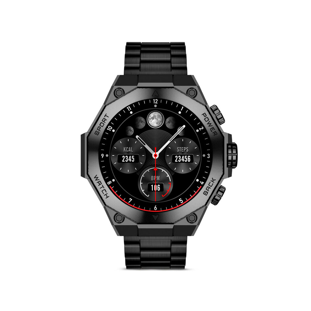 Robuste Smartwatch Schwarz – Eleganz trifft Technik
