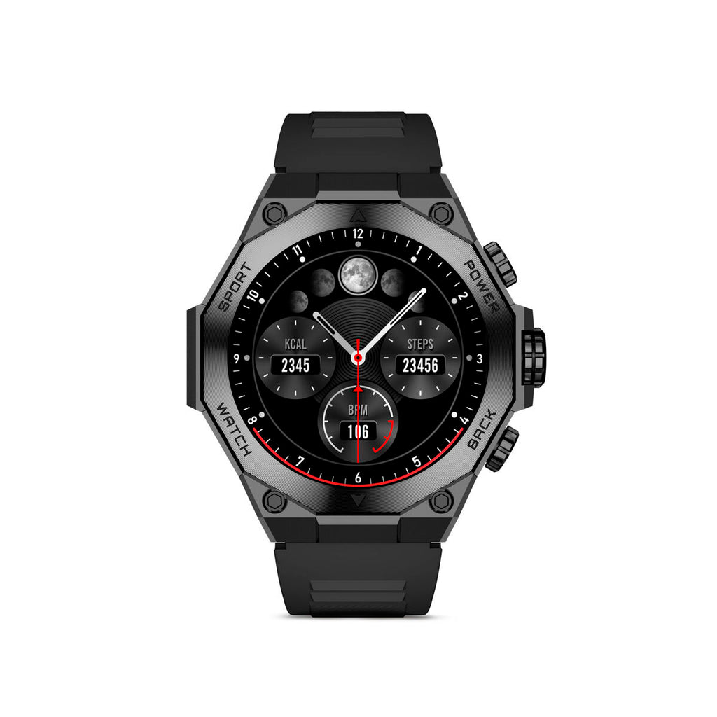 Robuste Smartwatch Schwarz – Eleganz trifft Technik