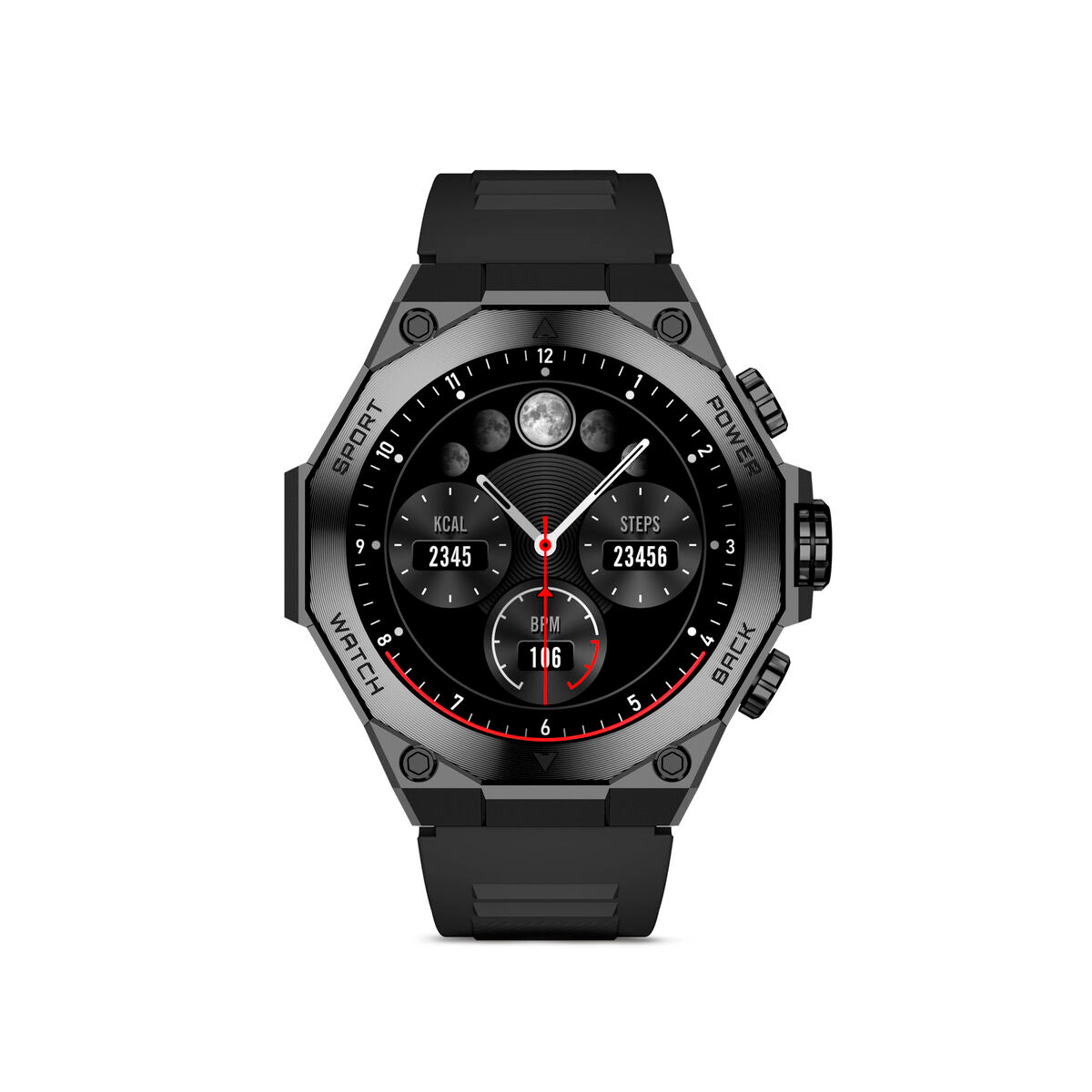 Robuste Smartwatch Schwarz – Eleganz trifft Technik