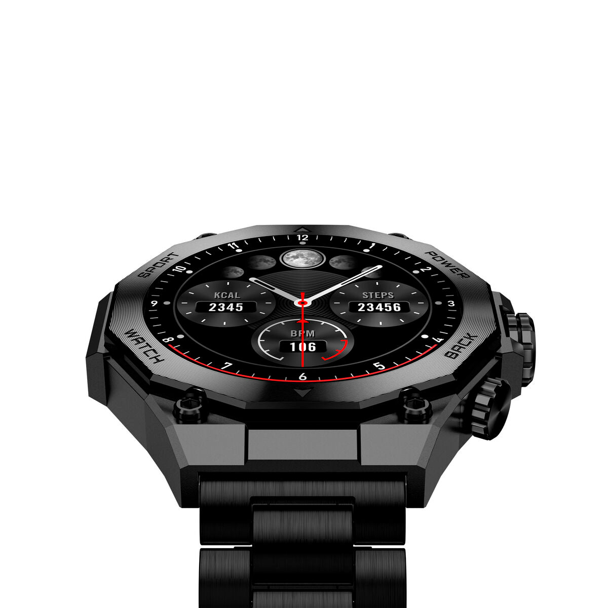 Robuste Smartwatch Schwarz – Eleganz trifft Technik
