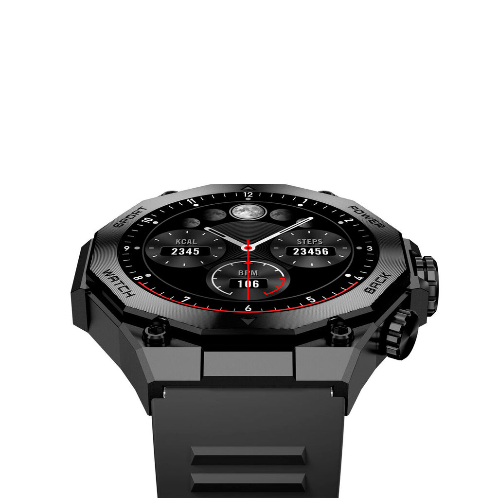 Robuste Smartwatch Schwarz – Eleganz trifft Technik