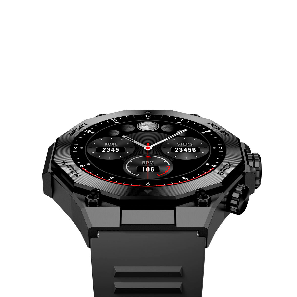 Robuste Smartwatch Schwarz – Eleganz trifft Technik