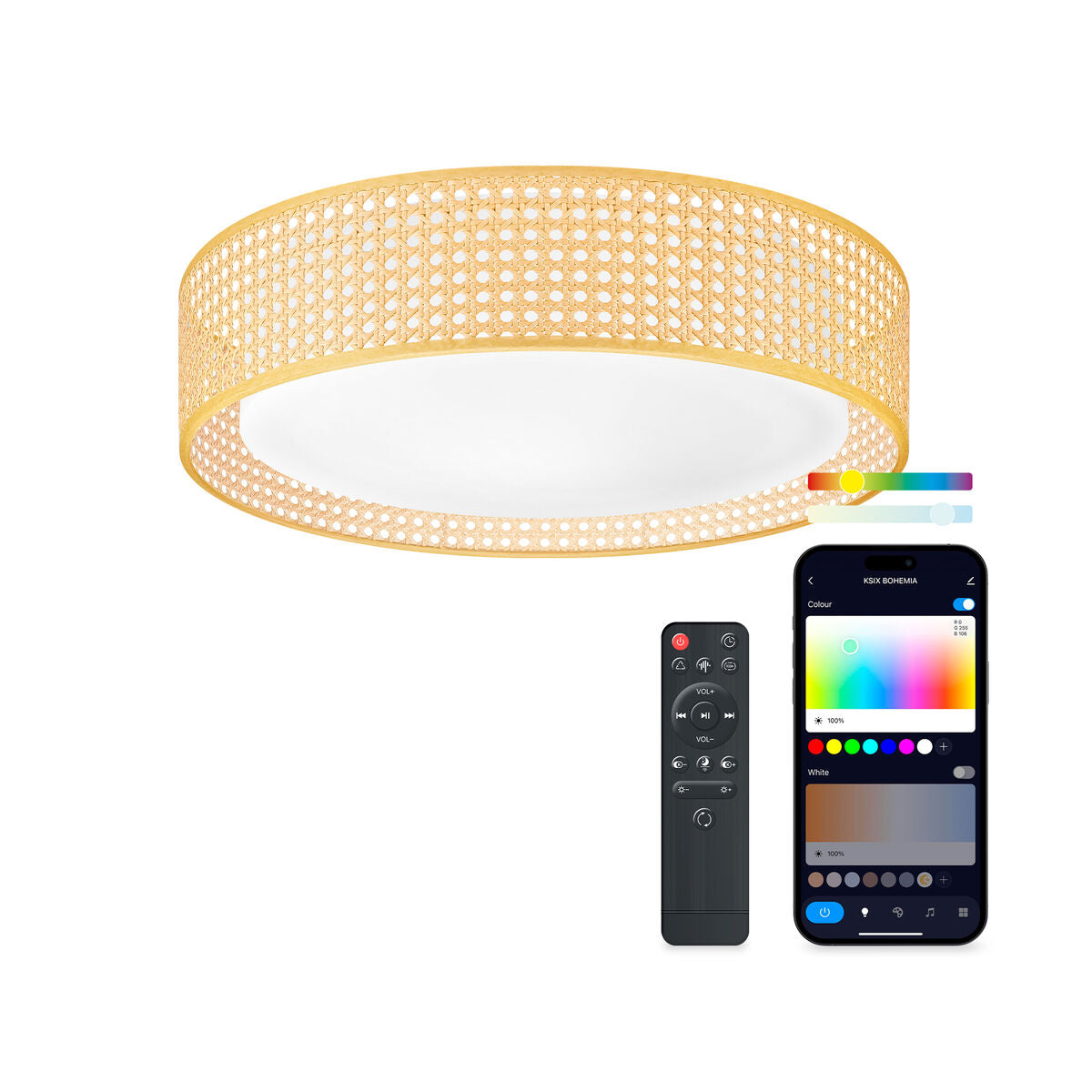 LED-Deckenleuchte KSIX Bohemia E 35 W 4000 Lm