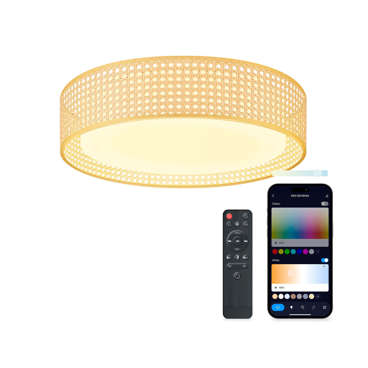 LED-Deckenleuchte KSIX Bohemia E 35 W 4000 Lm
