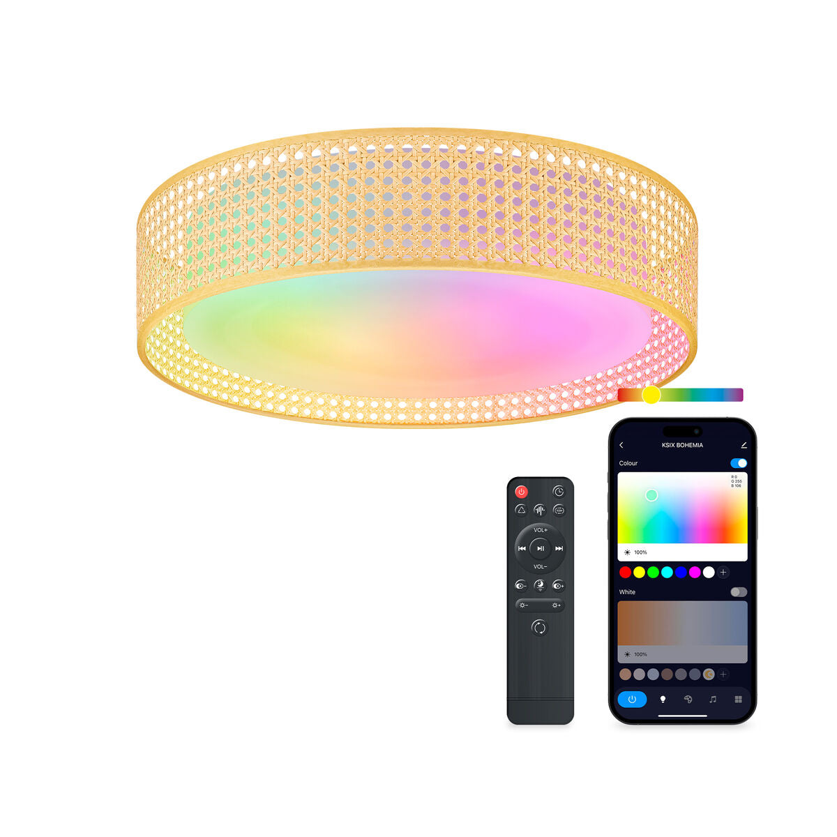 LED-Deckenleuchte KSIX Bohemia E 35 W 4000 Lm