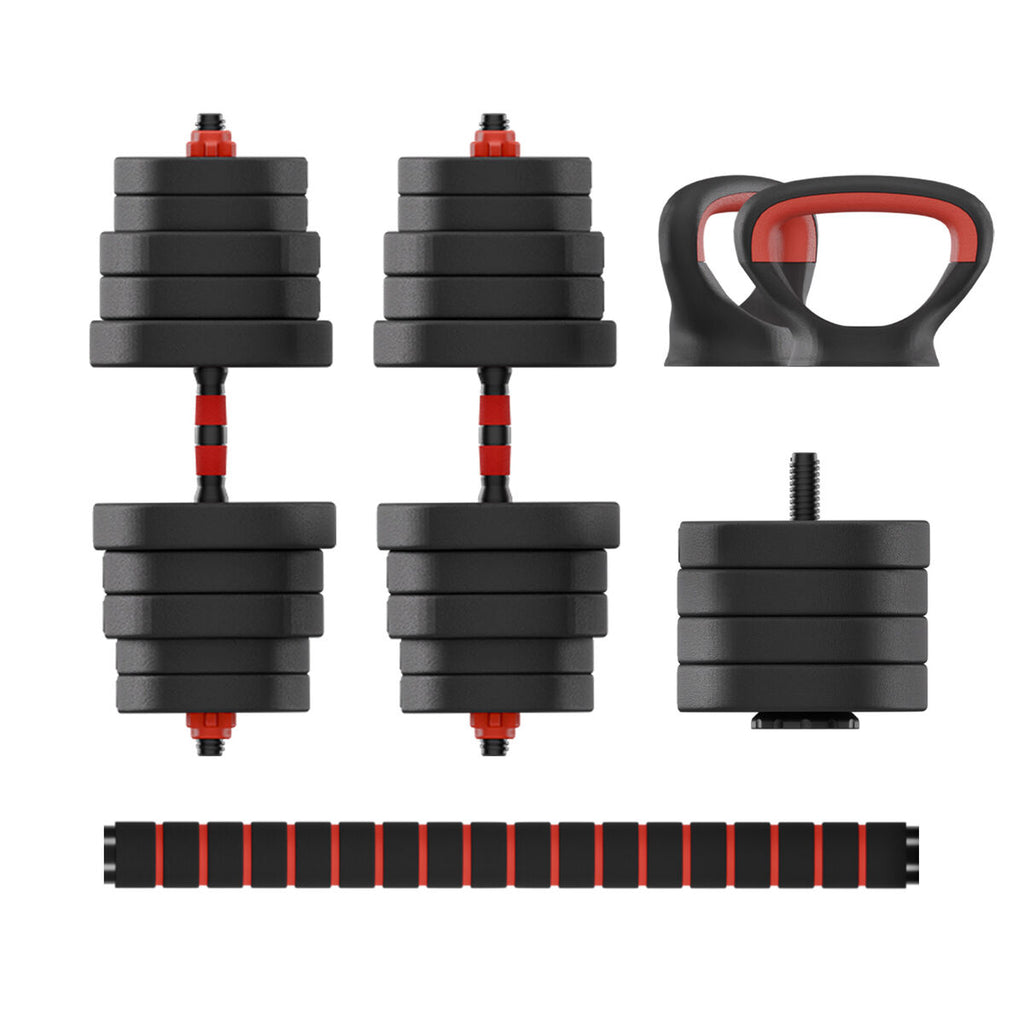 Kettlebell & Hantelset: Dein vielseitiges Ganzkörpertraining!