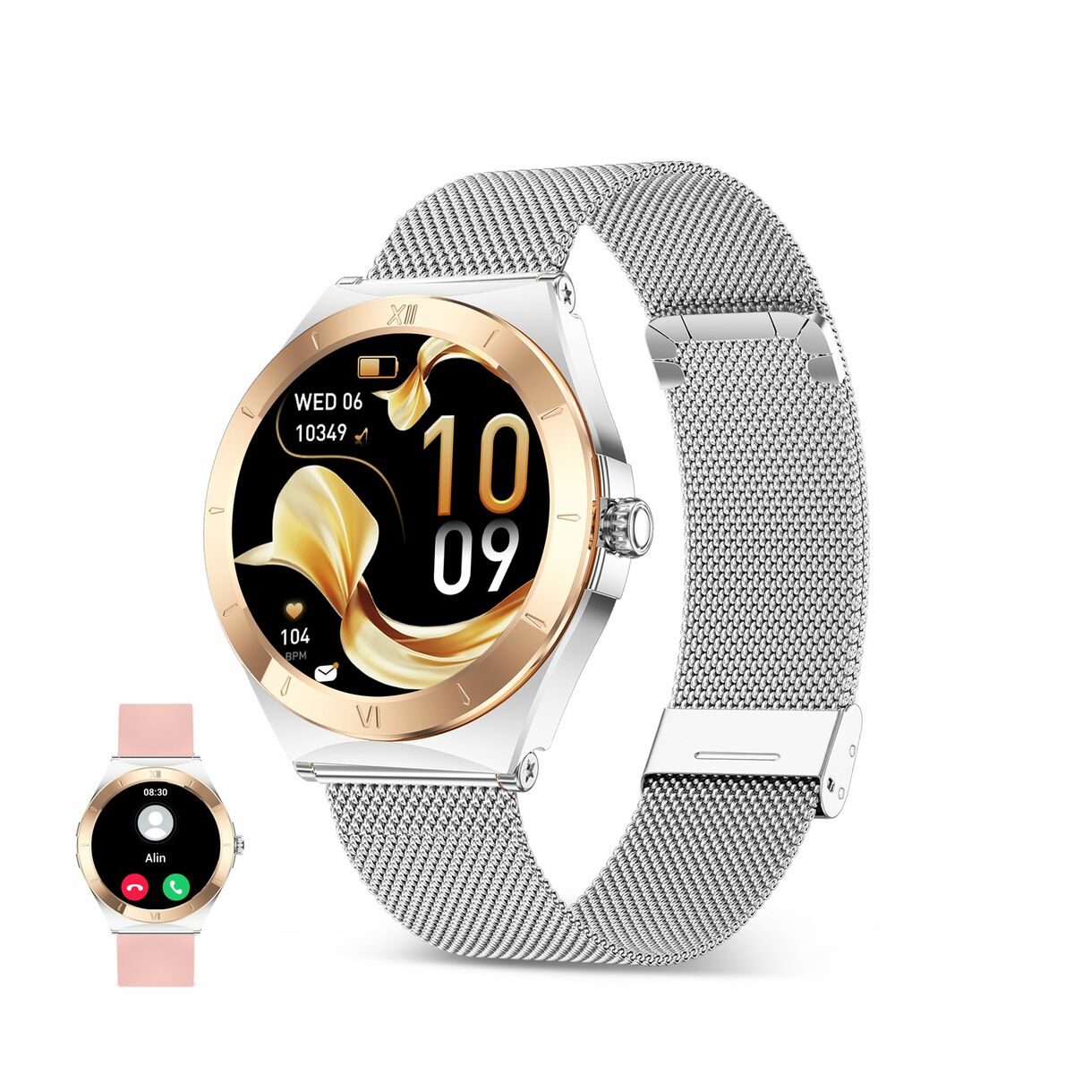 Smartwatch KSIX Lya Silberfarben 1,19"