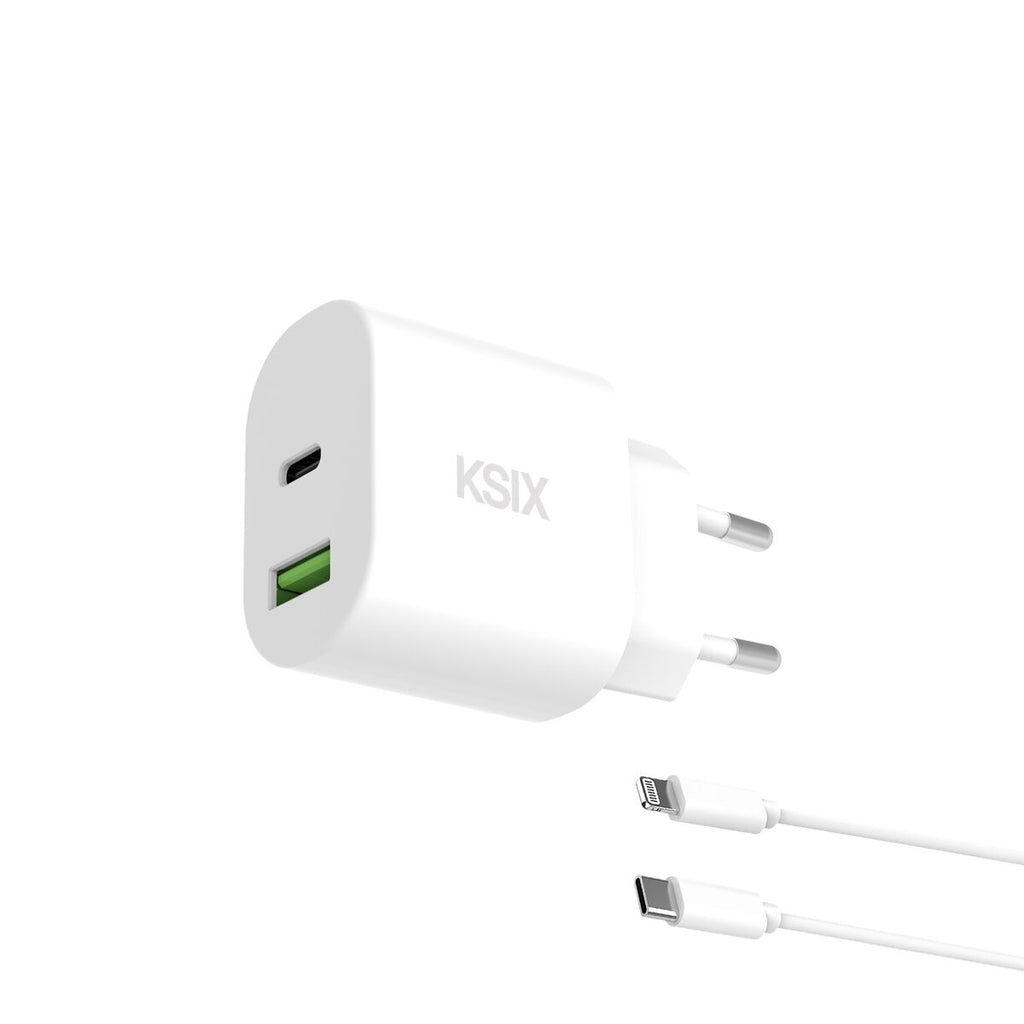 Wandladegerät KSIX Weiß 20 W