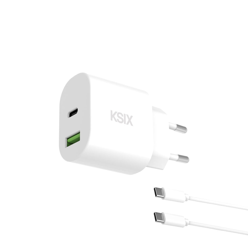 Wandladegerät KSIX Weiß 20 W
