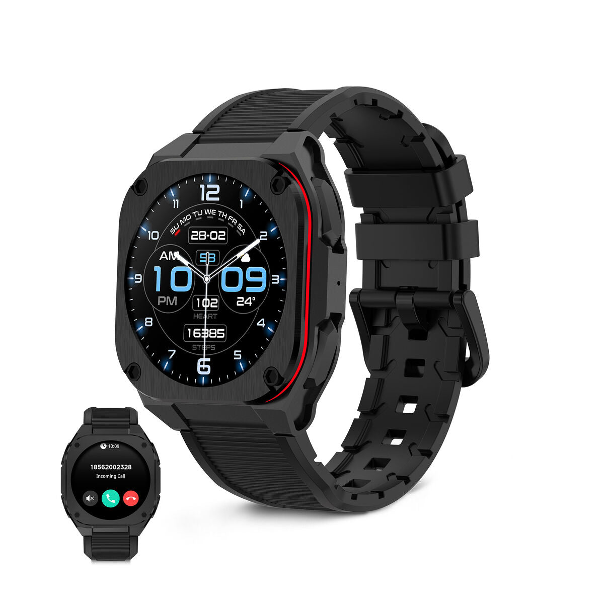 Smartwatch KSIX Schwarz