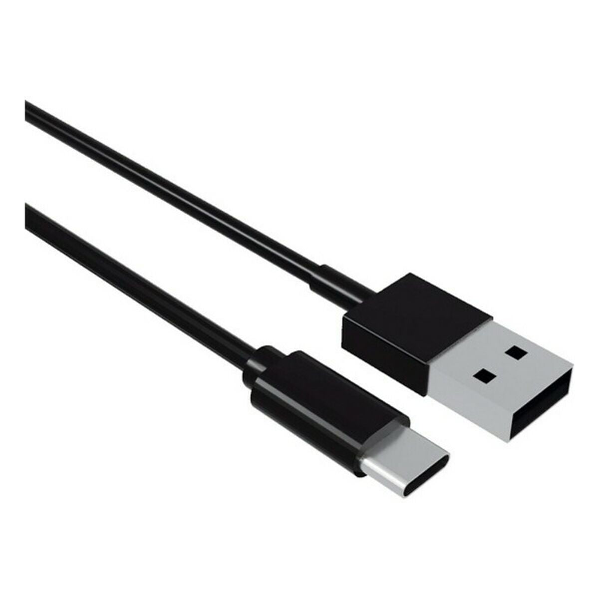 USB A zu USB-C-Kabel Contact (1 m) Schwarz – LuxeStyle Schweiz