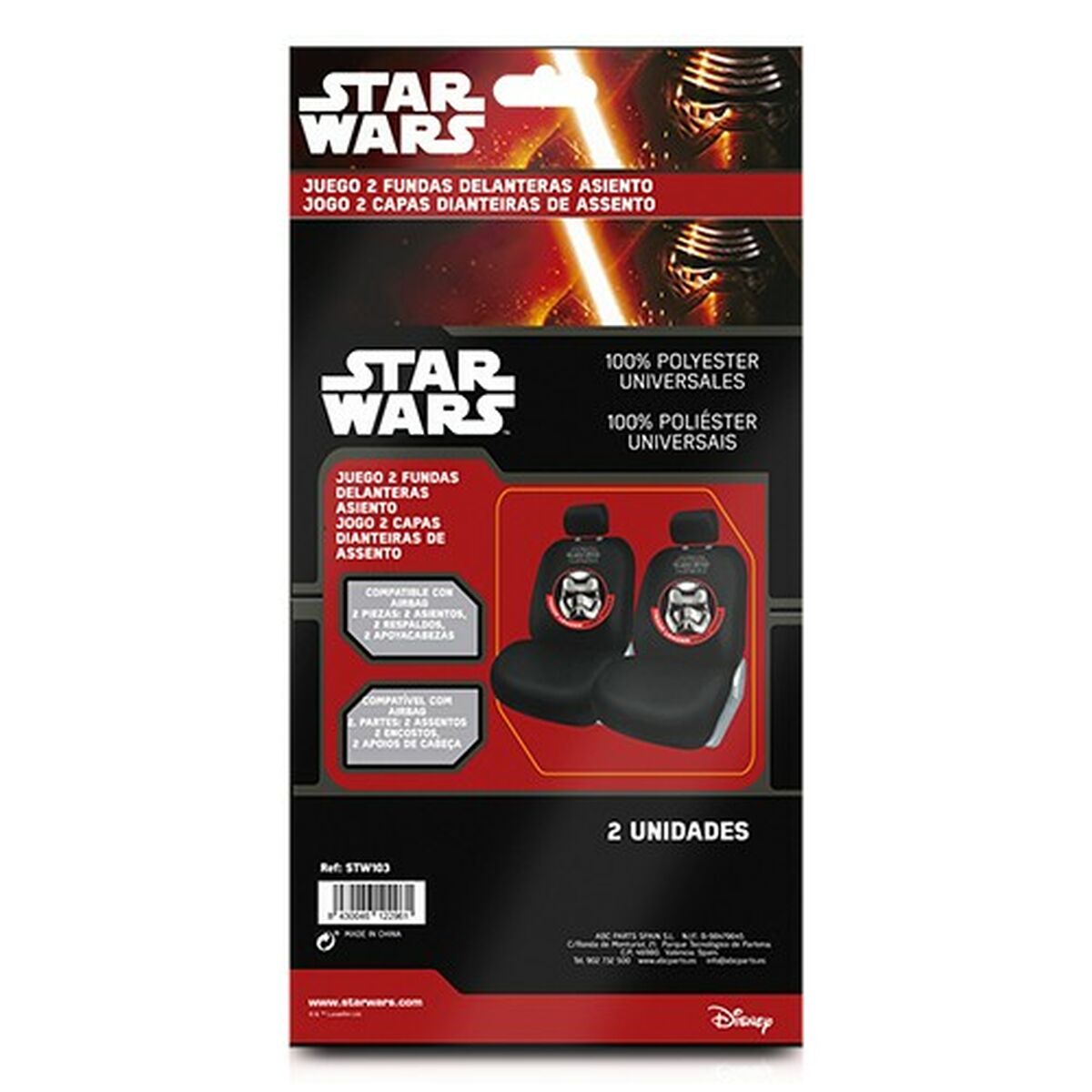 Star Wars Sitzbezüge: Galaktischer Schutz für 2 Sitze!