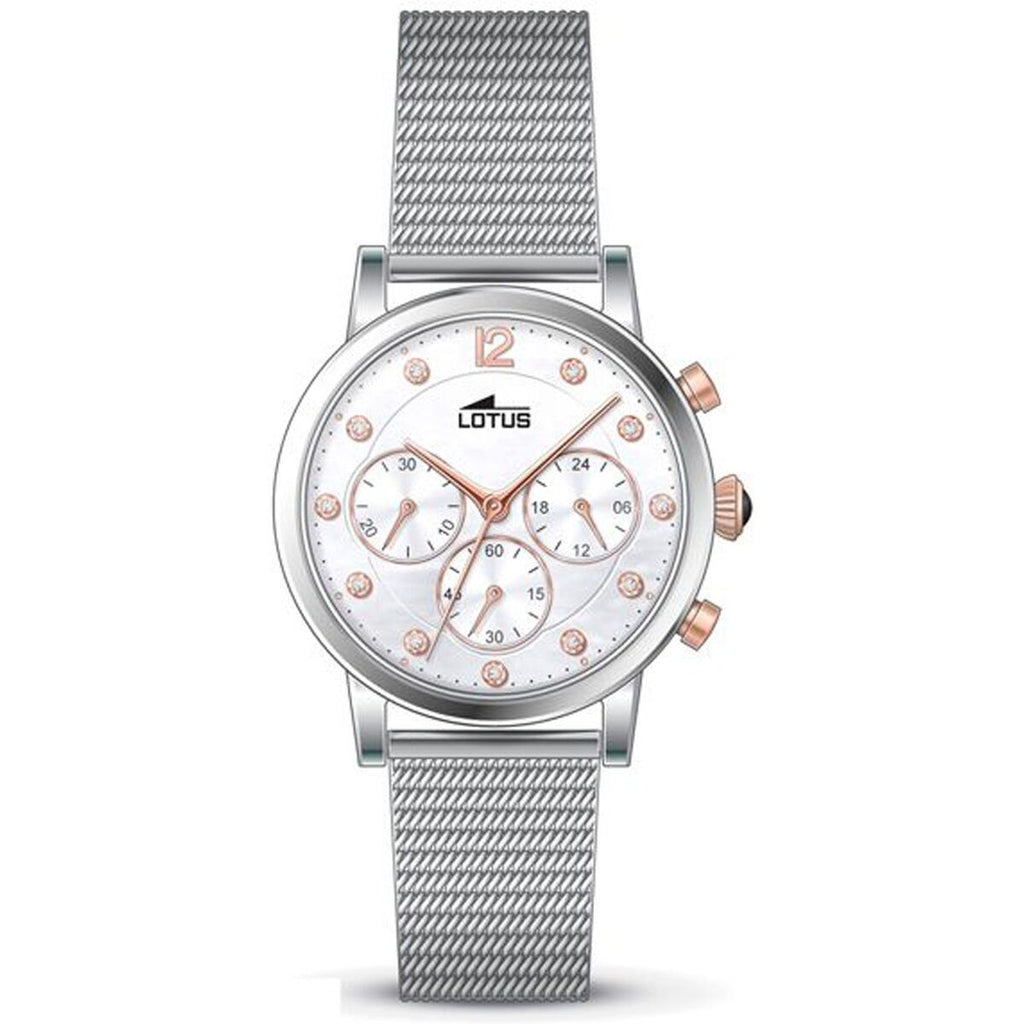 Herrenuhr Lotus /1 Rosa Silberfarben