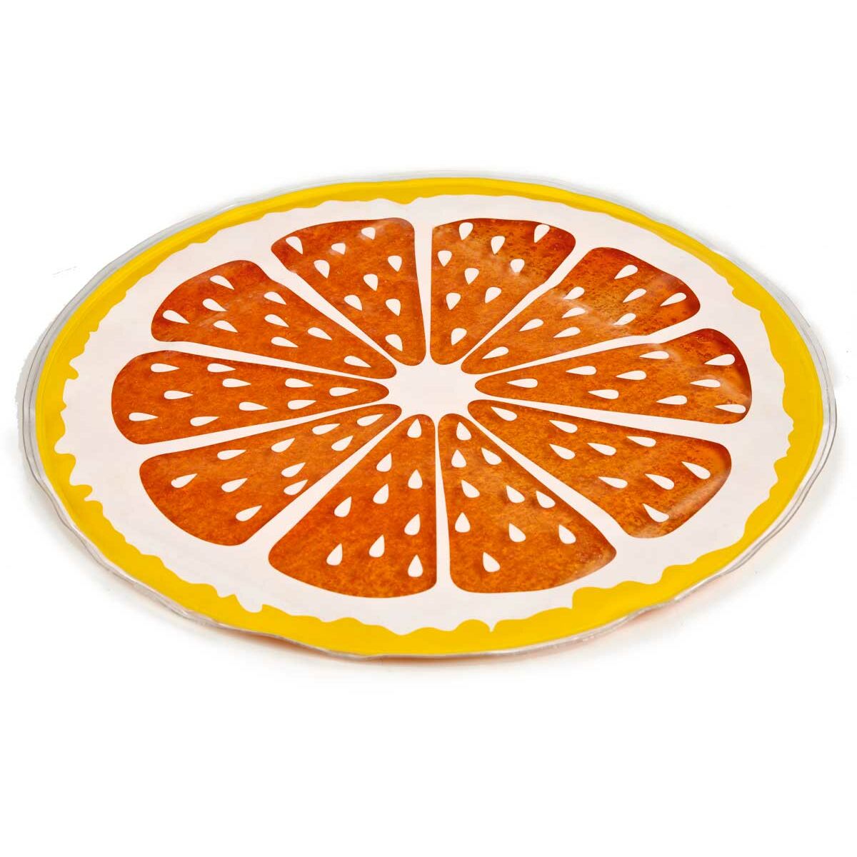 Kühlmatte für Haustiere Mascow Gelb Orange 35 x 1 x 35 cm