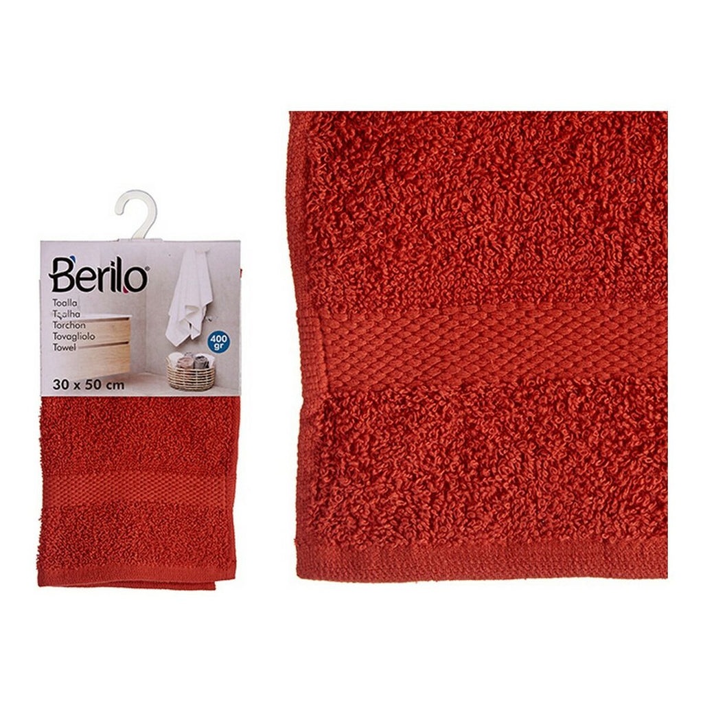 Ziegelrotes Badetuch: Farbe & Komfort pur geniessen