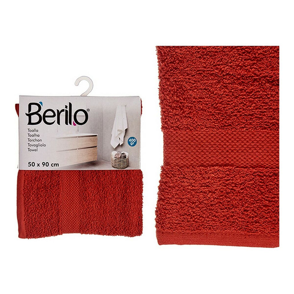Ziegelrotes Badetuch: Farbe & Komfort pur geniessen