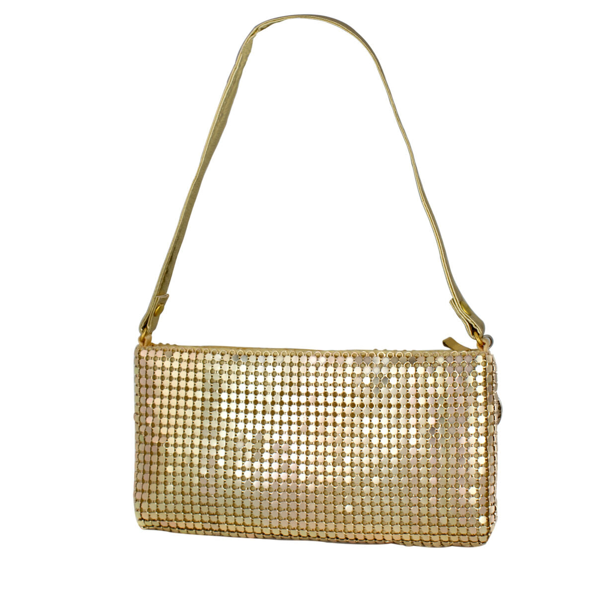 Handtasche Chronotech Gold 20 x 10 x 2 cm