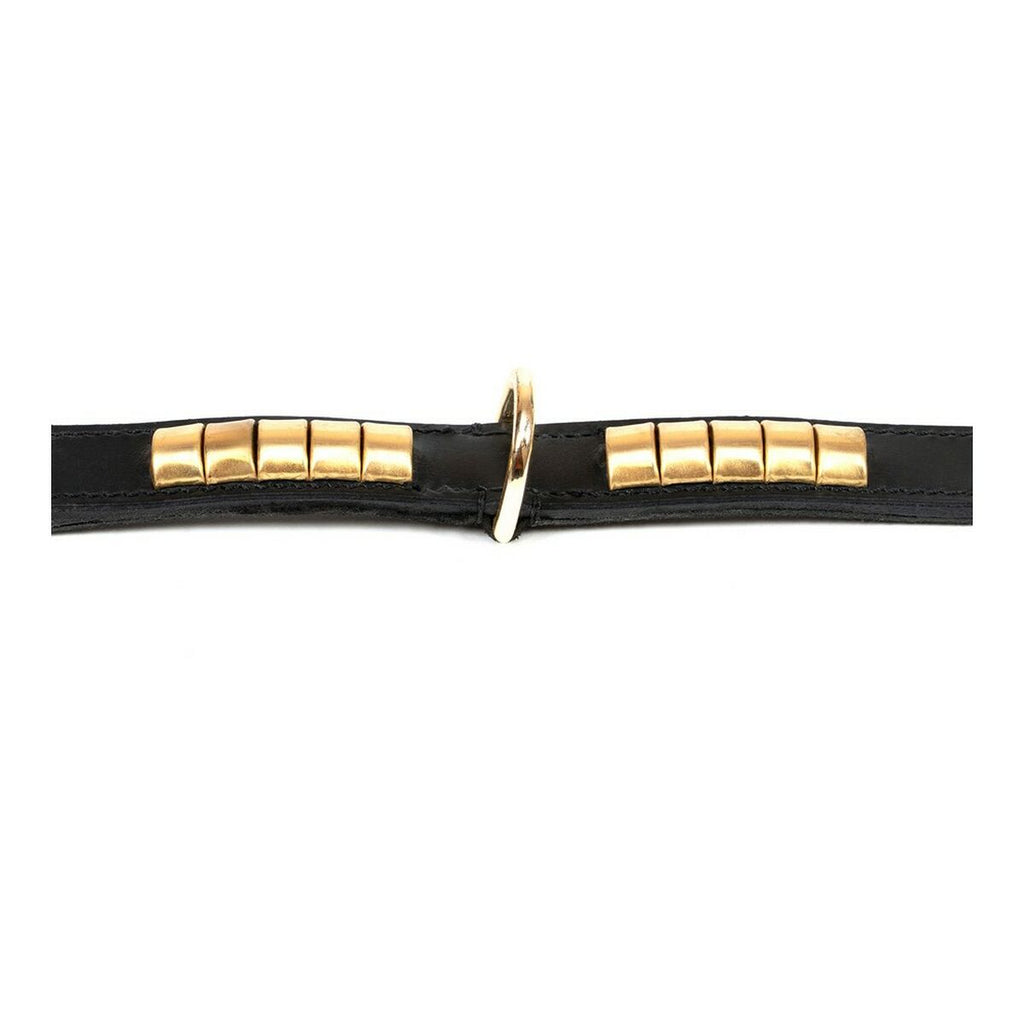 Halsband Schwarz Gold – Eleganz & Stil für deinen Liebling